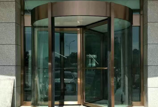 兰州旋转门厂家告诉您场所为什么选择旋转门？