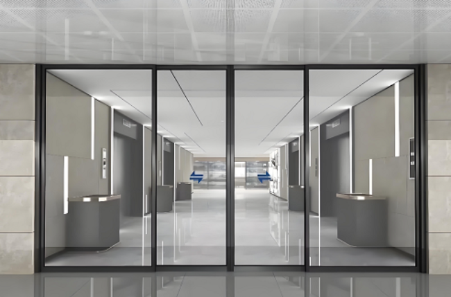 兰州详解感应门的机组_轨道_传感器选型！